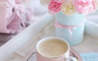 Цветы в стакане кофе