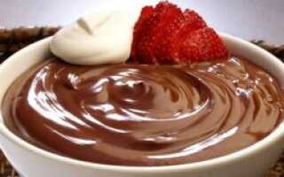 Шоколадная глазурь для булочек из какао